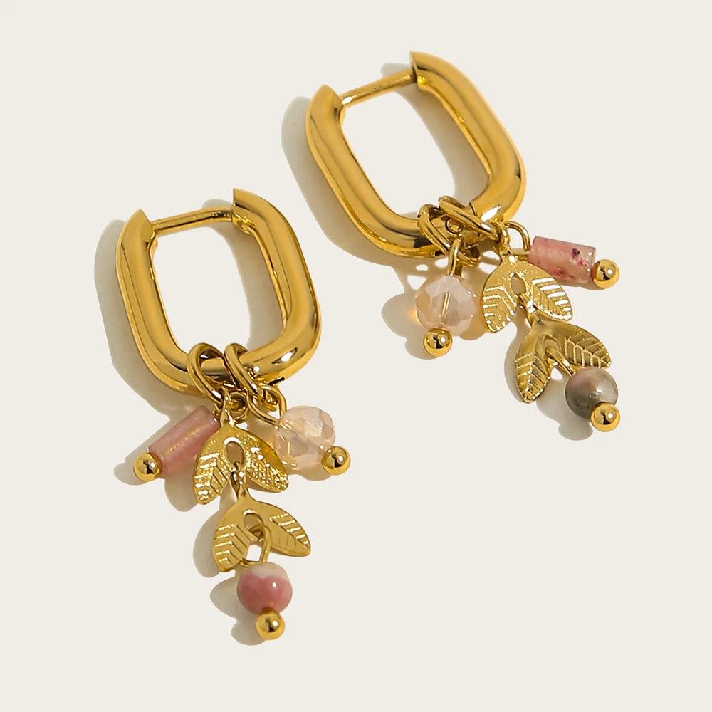 Boucles d'oreilles Midnight Rose Gold