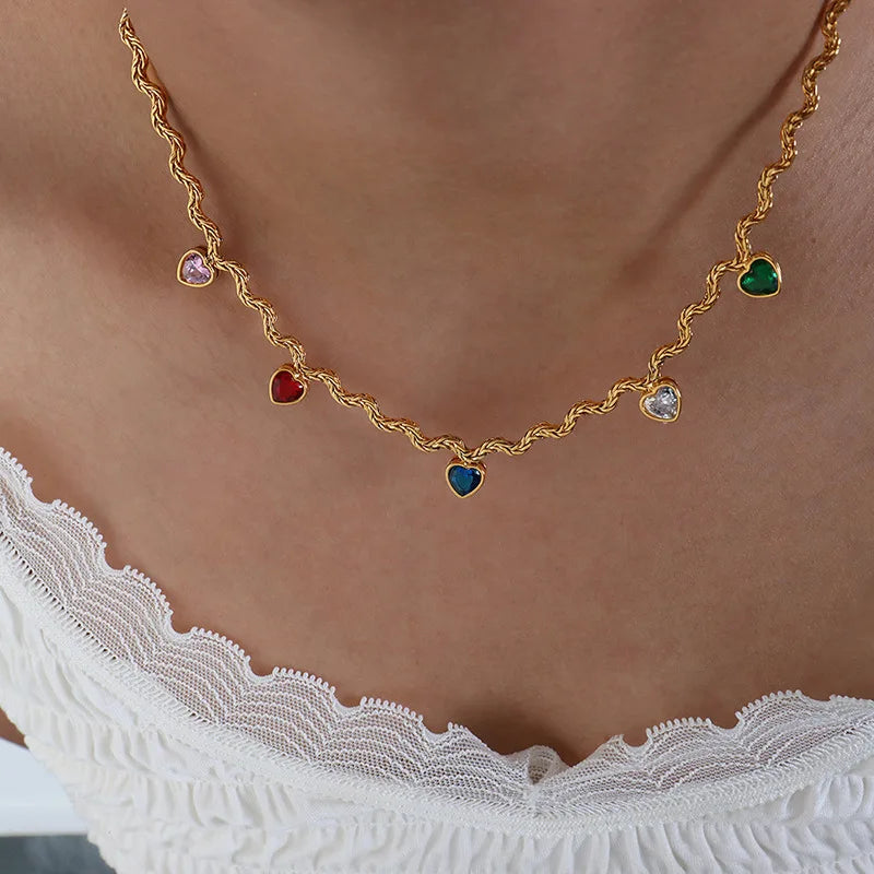 Collier Heart Color