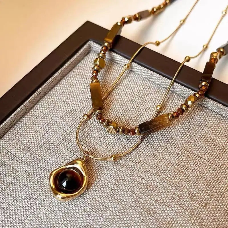 Collier Eye Tiger