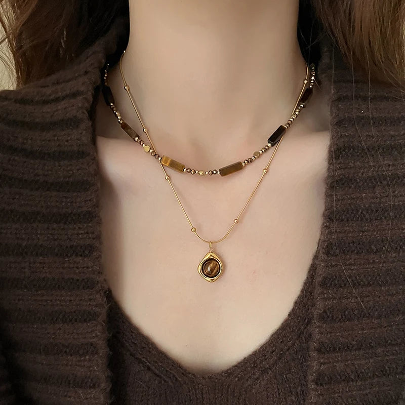 Collier Eye Tiger