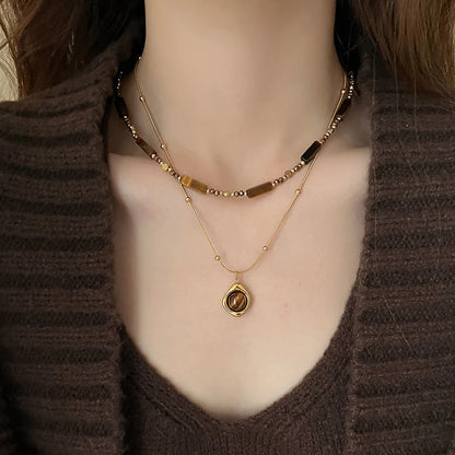 Collier Eye Tiger