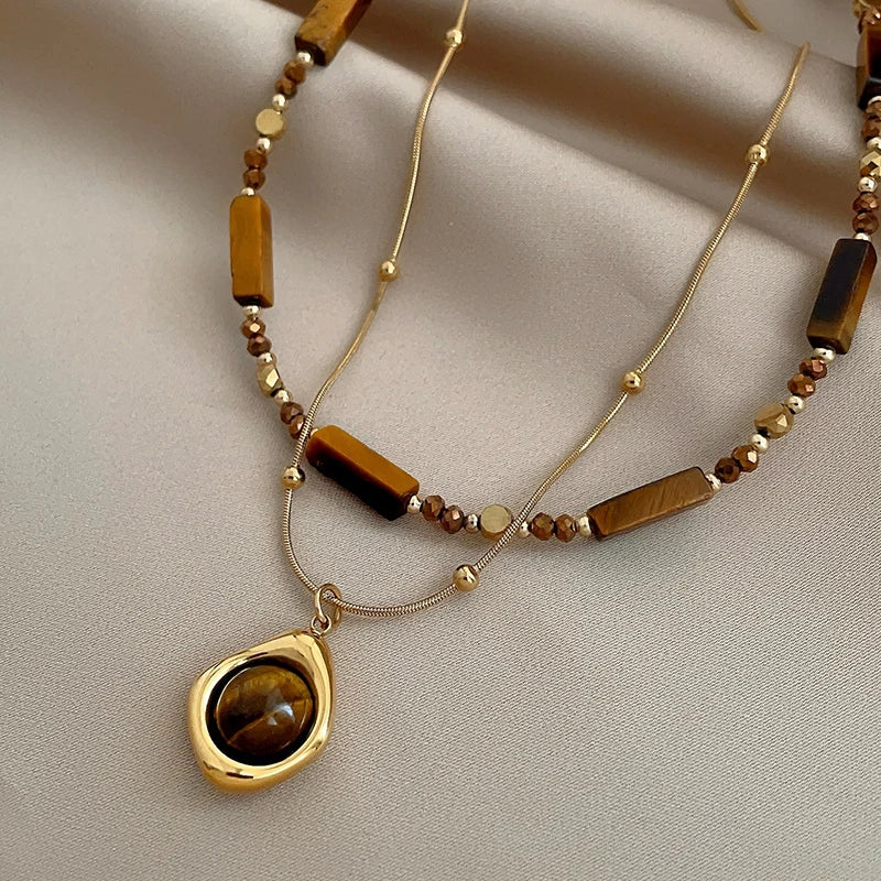 Collier Eye Tiger