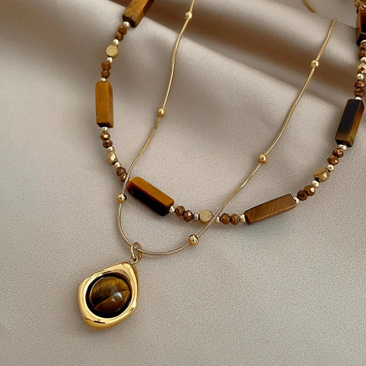 Collier Eye Tiger