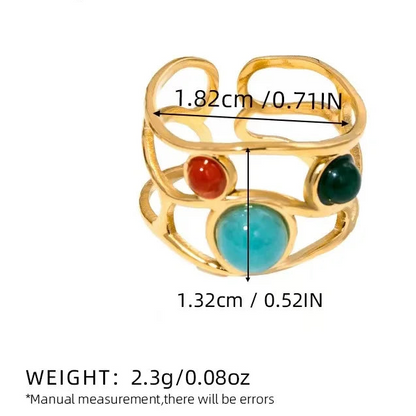 Bague Bohémian Turquoise