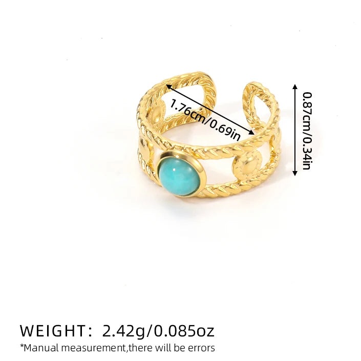Bague Bohémian Turquoise