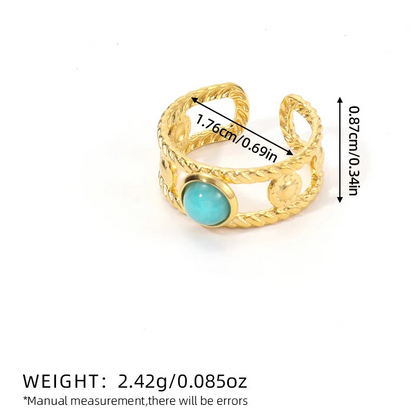 Bague Bohémian Turquoise