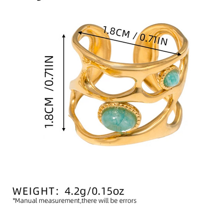 Bague Bohémian Turquoise