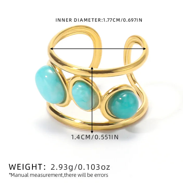 Bague Bohémian Turquoise