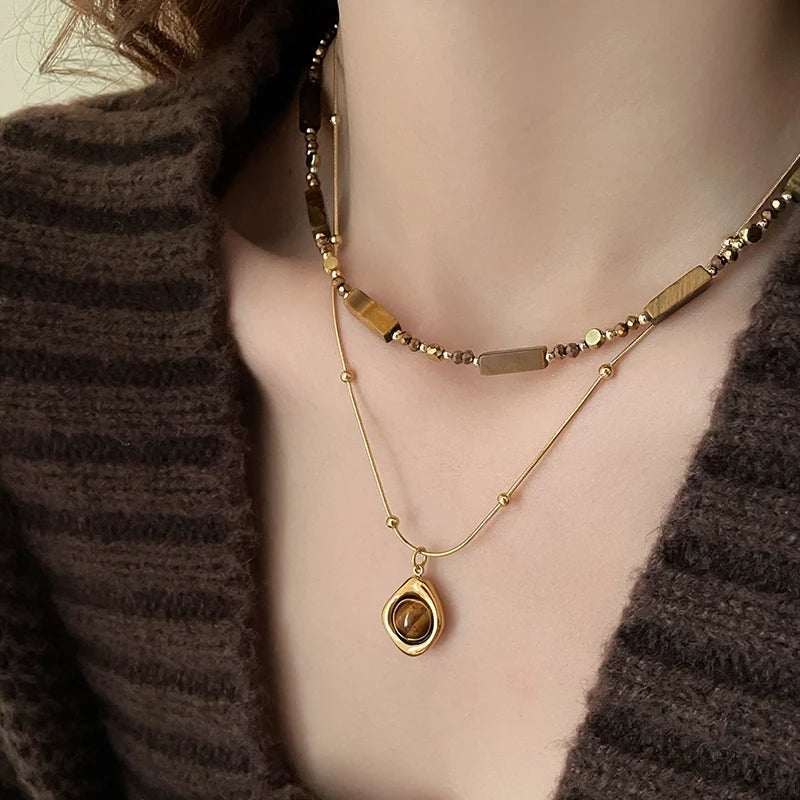 Collier Eye Tiger